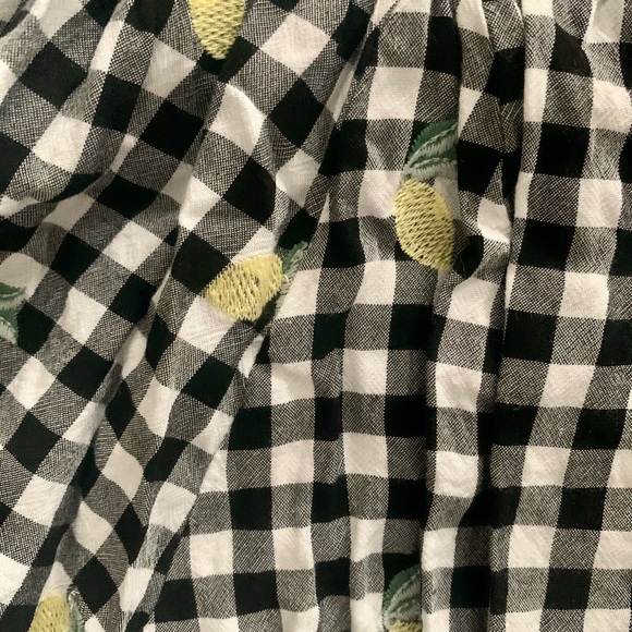 GINGHAM LEMON CROP AND SHORT SET - Picture 5 of 6